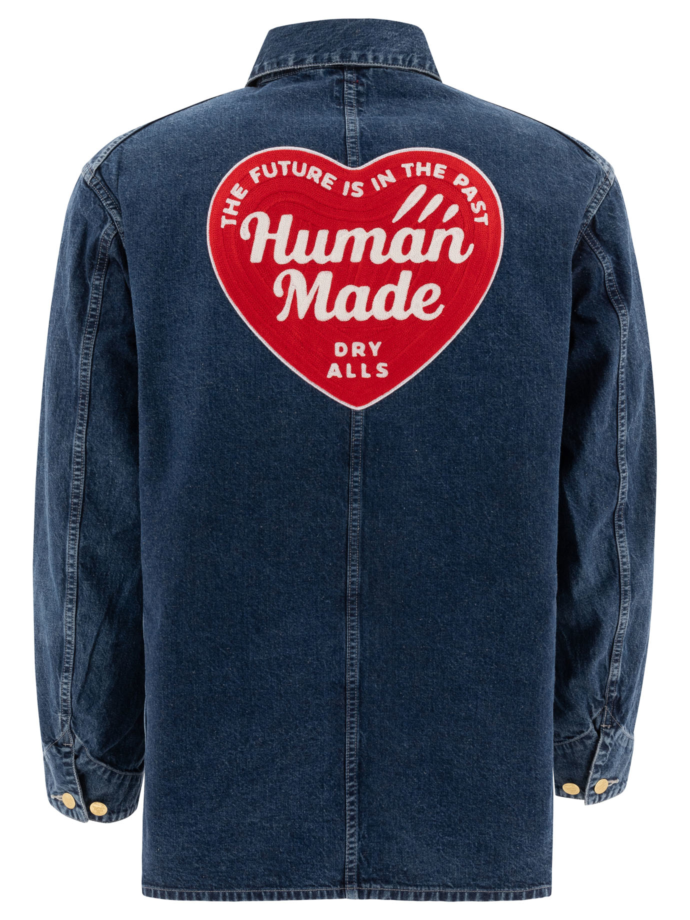 HUMAN MADE Blue Denim Coverall overshirt jacket